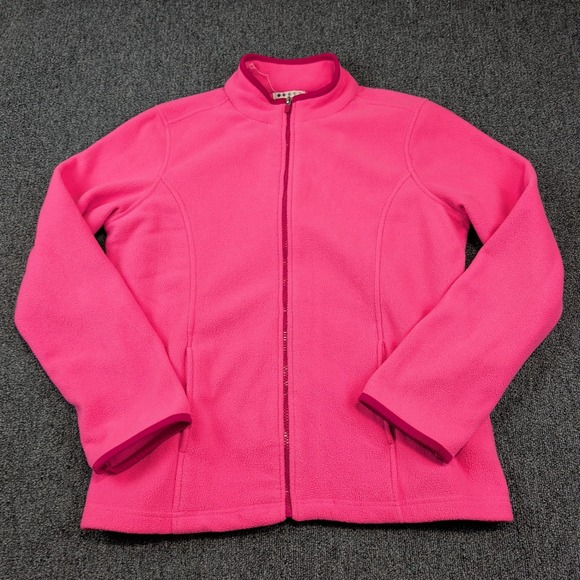 Black Diamond Gorpcore Fleece Jacket Large Pink Full Zip Mock Neck Barbiecore — photo 2